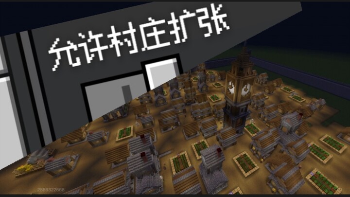 Minecraft, but the village evolves on its own