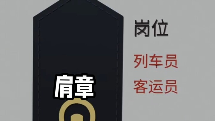 一分钟带你了解铁路肩章