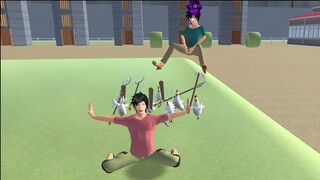 Angry Chicken 🐔🐔 | Sakura School Simulator - Funny Cartoon