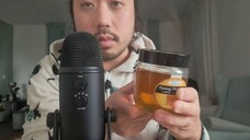 ASMR FINGER LICK HONEY & AIR TRACING