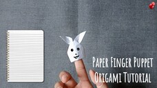 Paper Finger Puppet Origami Tutorial