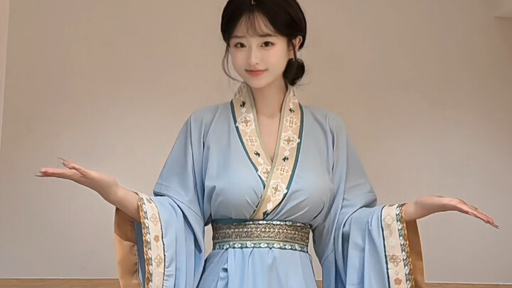 Blue Warring States Dynasty Robe 4K Pure Enjoyment Edition