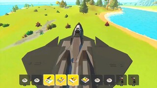 [Scrap Mechanic] Building A YF-23 Fighter