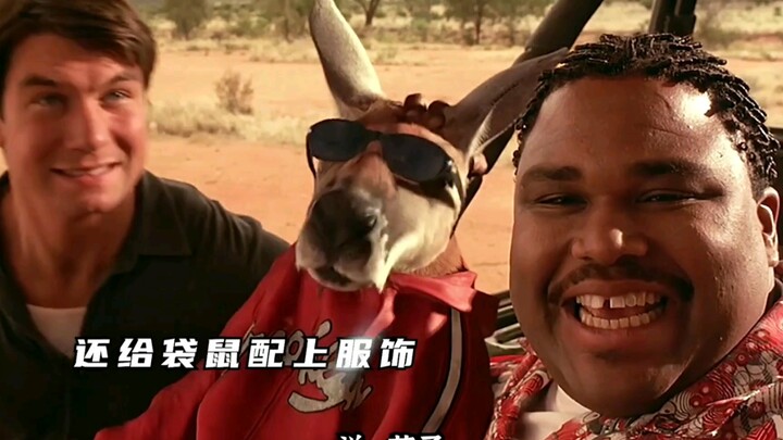 A kangaroo just returned from outer space