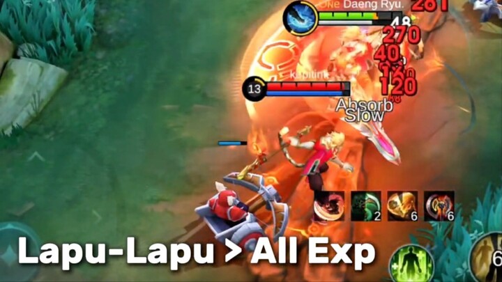 LAPU-LAPU VS ALL EXP  😏