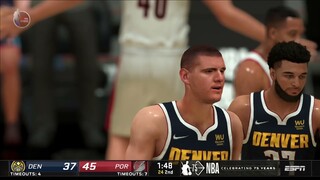 NBA2K21 MODDED FULL GAME HIGHLIGHTS BLAZERS VS NUGGETS INovember 24, 2021 I Regular Season