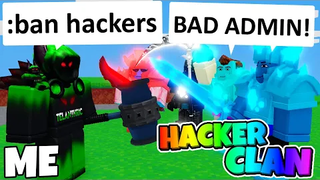 ฉันแบนแฮ็กเกอร์แคลน และพวกเขาบ้าคลั่ง (Roblox BedWars)