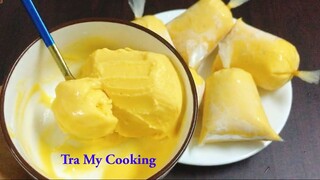 KEM XOÀI TÚI | Kem Xoài Sữa Chua - Công thức rất đơn giản | Tra My Cooking