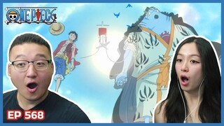 JIMBEI SAVES LUFFY.. | One Piece Episode 568 Couples Reaction & Discussion