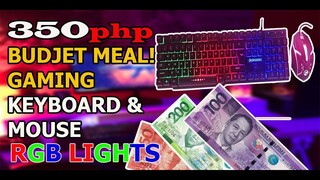 KEYBOARD & MOUSE GAMING BUDGET MEAL│inPLAY STX360 Rainbow Backlit Gaming UNBOXING!