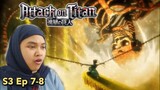 Attack On Titan S3 Ep 7-8 REACTION INDONESIA