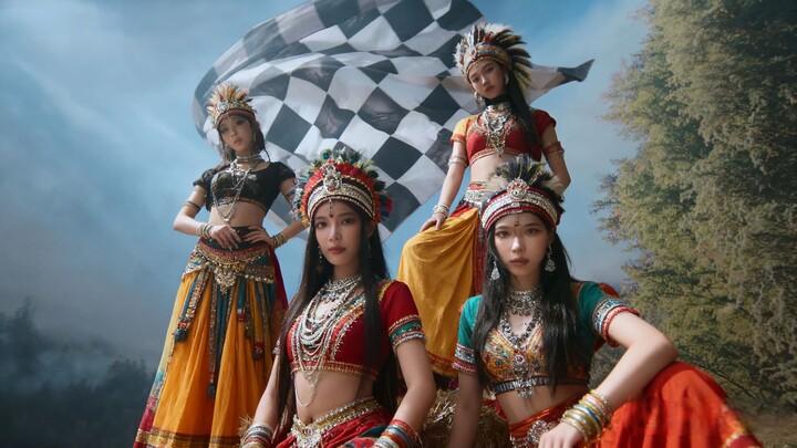 Seandainya aespa membawakan "Rich Man" versi India