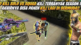 30 KILL SOLO VS SQUAD TERBANYAK SEASON INI!! EPIC MOMENT PANEN KILL FREEFIRE