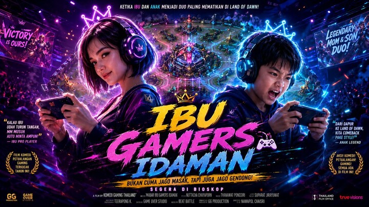 IBU GAMER IDAMAN // THAILAND MOVIE // SUB INDONESIA