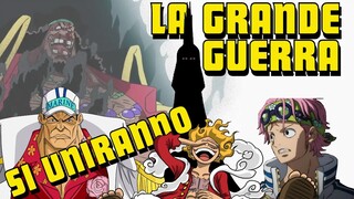 La MARINA si ALLEA con RUFY nella GUERRA FINALE di ONE PIECE?!?