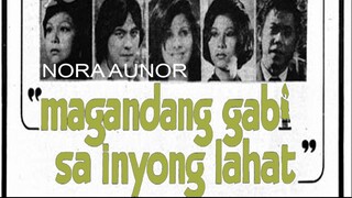 Magandang Gabi sa Inyong Lahat 1976 (Tagalog Horror/Romance Film) Philippines