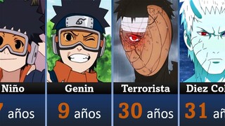 EVOLUCIÓN de OBITO UCHIHA en NARUTO SHIPPUDEN