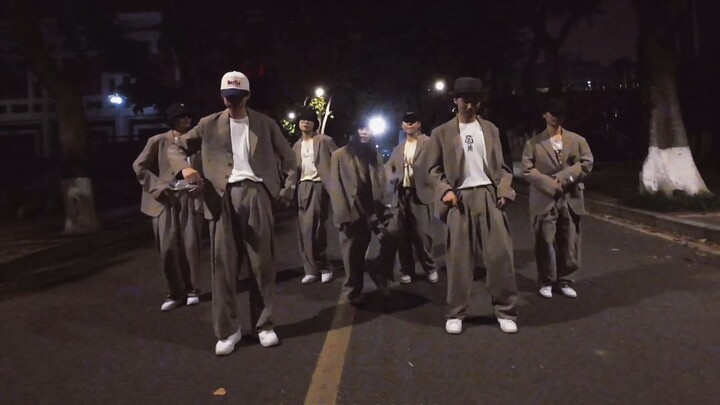 【SOUL DANCE】凌晨的校园，极致的丝滑，绅士的西装，重庆大学野马舞社