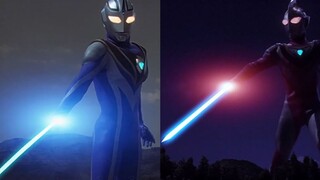 Permainan pedang Ultra~ Menurutku lightsaber lebih bagus daripada pedang fisik (kecuali Shai Zai)