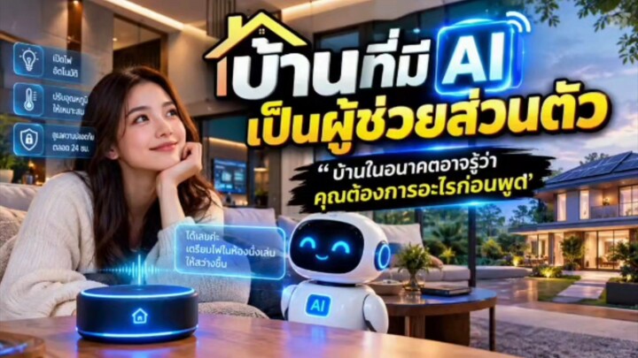 🏠 ถ้าวันหนึ่ง…บ้านของคุณรู้ว่าคุณต้องการอะไร ก่อนที่คุณจะพูดล่ะ?
