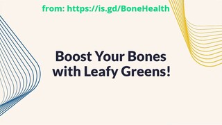 Green Goodness - How Leafy Greens Boost Bone Health!