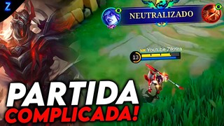VIRANDO UM JOGO PERDIDO COM UM HEROI NERFADO - MOSKOV GAMEPLAY | Mobile Legends