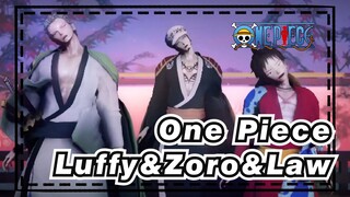 [One Piece/MMD] Luffy&Zoro&Law - Liar Dance