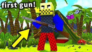 I got a GUN to PROTECT myself against the ENEMIES!