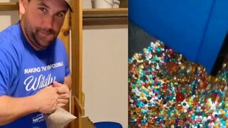 The ba*t was flooded, and my wife asked me to use the water fairy to absorb the water