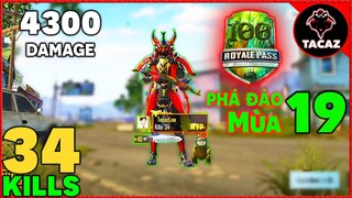 [PUBG Mobile] Trải Nghiệm Trang Phục Mùa 19 | TACAZ Lập Luôn Kỷ Lục KILL Mùa Mới