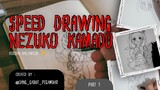 Speed Drawing ( SKETCH )  NEZUKO KAMADO - kimetsu no yaiba version halloween 🎃✨