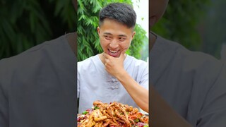 mukbang | Challenge the spicy squid | funny | fatsongsong and thinermao | challenge food