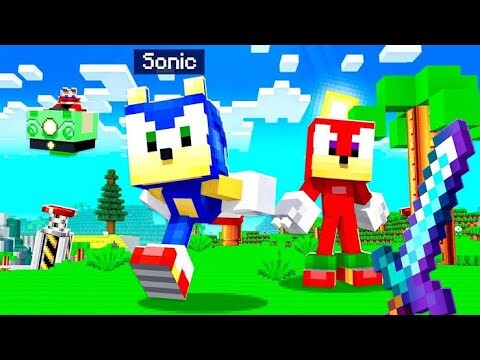 เป็น Sonic ซ่อนแอบใน - มายคราฟ