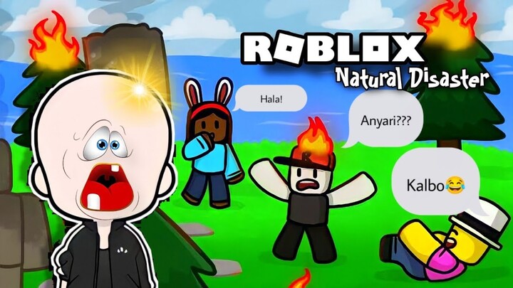 REPORTER AKO🤠 AT BAKIT KALBO?😅 || Roblox Natural Disasters