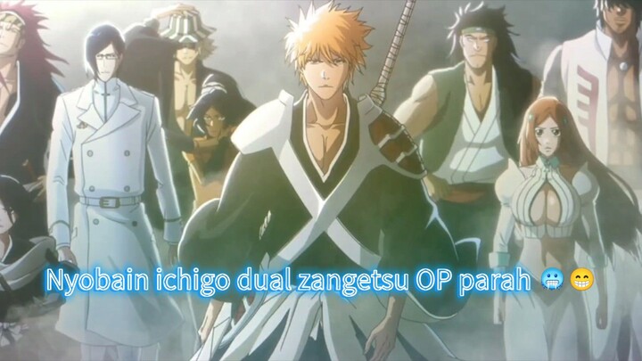 showcase dual zangetsu ichigo di bleach Soul resonance