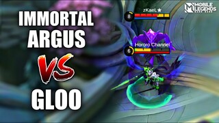 THE IMMORTAL ARGUS VS GLOO | TEST PART 2