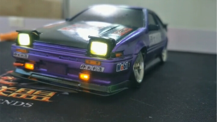 AE86翻灯版来了！京商Miniz AWD四驱漂移车