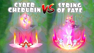 Angela String of Fate VS Cyber Cherubin Skin Comparison