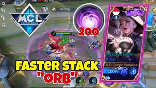 alice MCL grand final faster stack orb cutting minions in exp lane