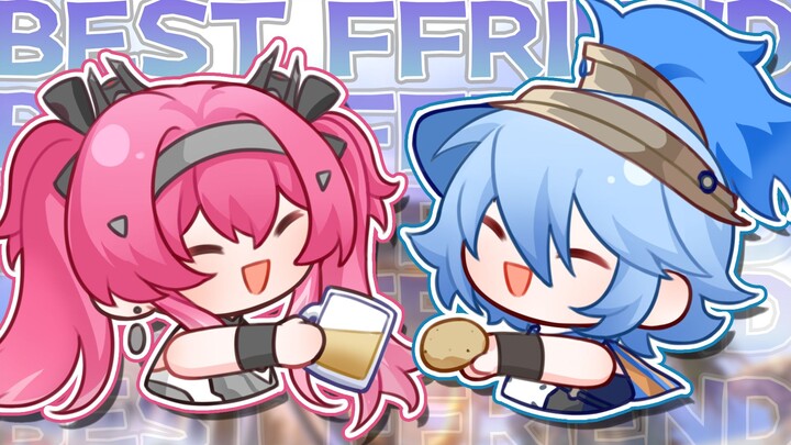 [Lupa & Miya Handwritten] In a parallel world, we might be best friends