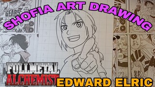 drawing anime full metal alchemist edward elric part.1