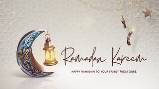 Bright Animated Ramadan Kareem Islamic Greeting Card Video