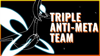 TRIPLE ANTI-META TEAM IN GO BATTLE LEAGUE ULTRA LEAGUE! | Pokemon GO