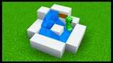 สอนสร้าง บ่อน้ำมหัศจรรย์ง่ายๆ Minecraft