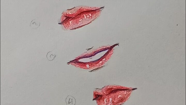 tutorial coloring bibir simpel
