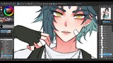 E-Boy Xiao | Genshin Impact SPEEDPAINT