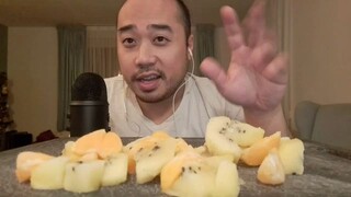 ASMR Frozen Fruits 얼린과일 Golden KIWI 🥝 & MANDARIN ORANGES🍊