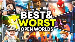 Top 5 BEST & WORST Open Worlds In LEGO Games