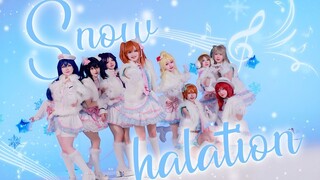 【LOVE LIVE!】花费1w元复刻的Snow Halation❄️在纽约亮起的橙色奇迹