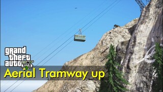 Mountain tram ride up | Just Strolling | GTA V